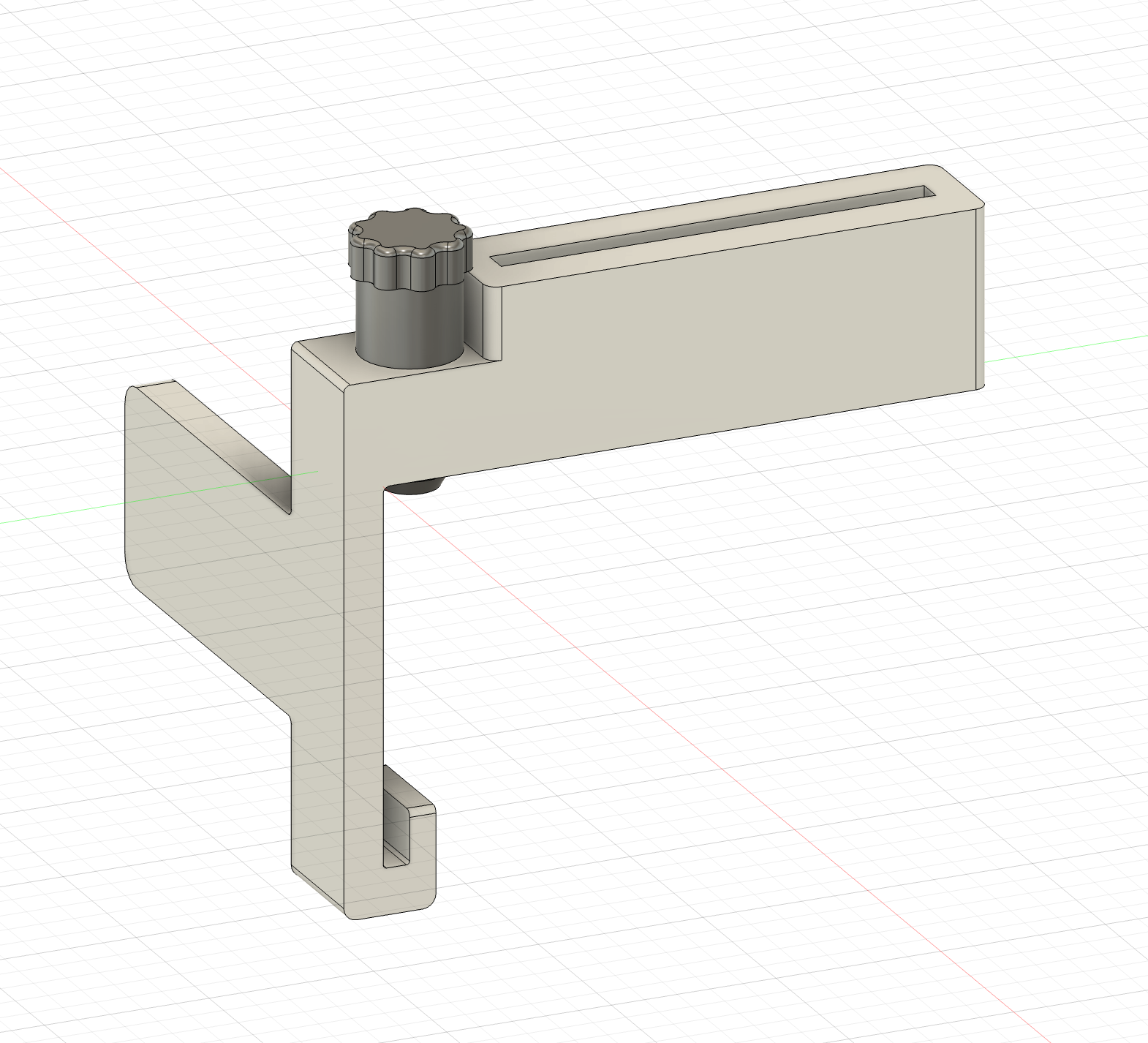 Annotated technical schematic of the Easy Shelf Dividers bracket showing the cardboard lock slot, label face, and teardrop lip