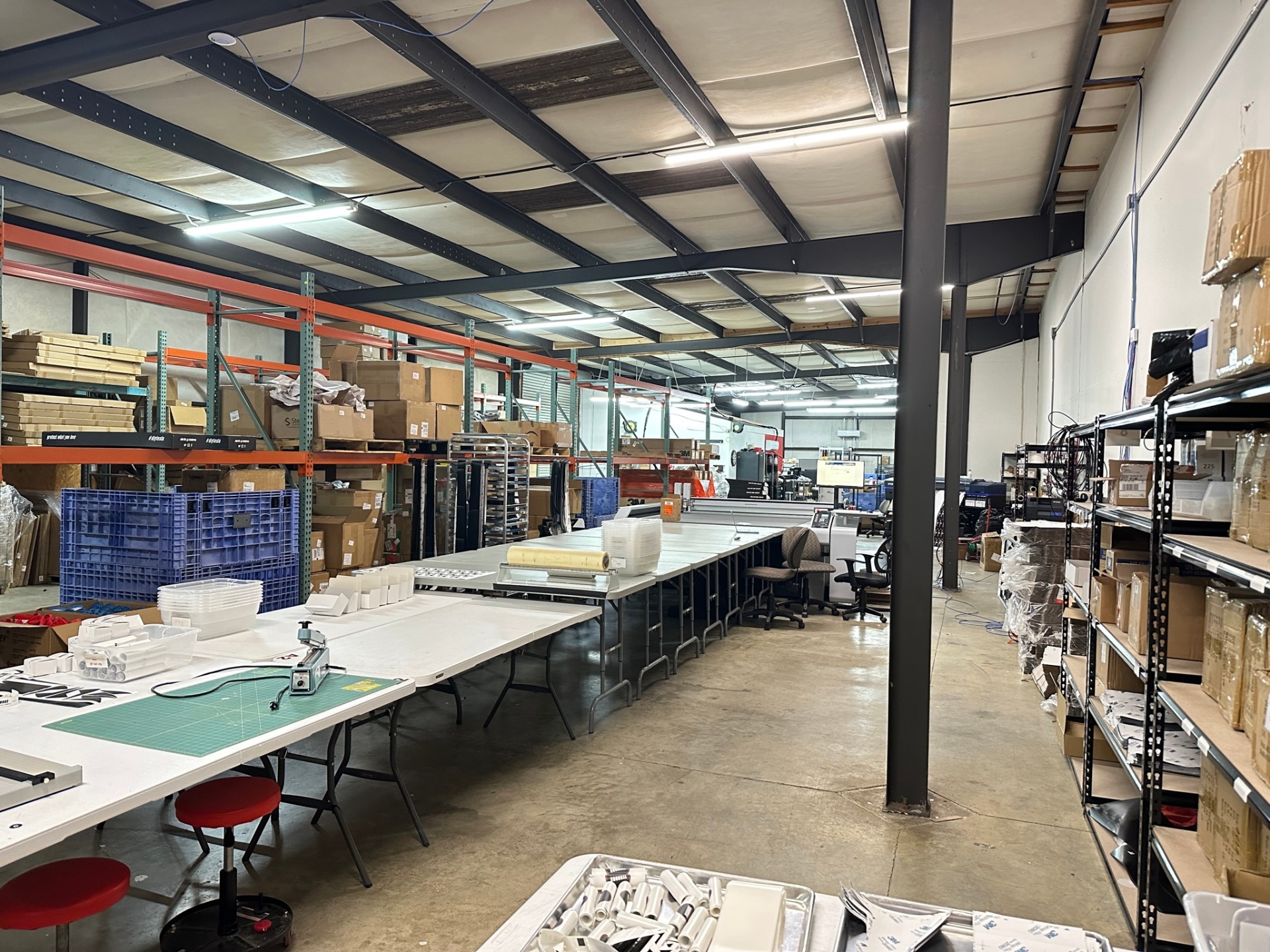 Our working warehouse — the floor where every divider design got stress-tested.